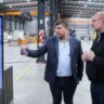 El gobernador Omar Perotti recorrió la empresa AFG Ingeniería, una compañía basada en la industria 4.0