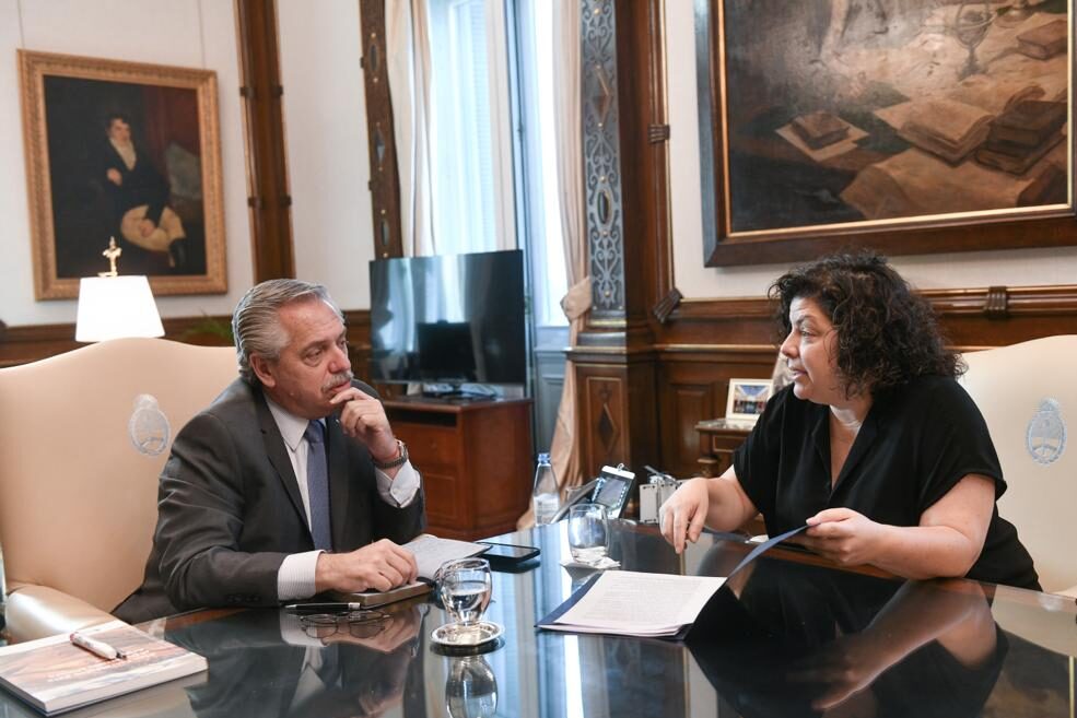 El Presidente recibió a la ministra de Salud quien le informó sobre la vacunación pediátrica a partir de los 6 meses