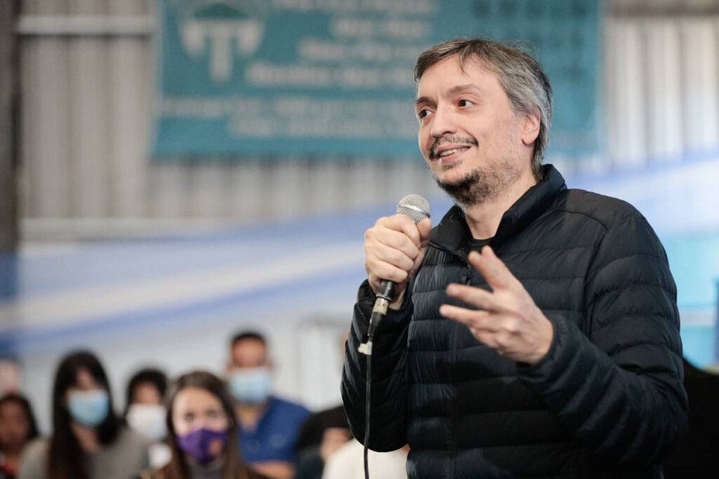 Máximo Kirchner: “Se abrazaron a Guzmán, los dejó tirados y ahí está Cristina poniendo la cara otra vez para sacar esto adelante”