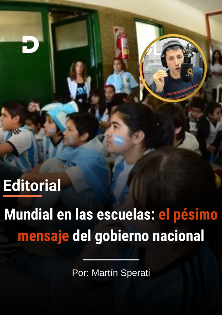 Mundial en las escuelas: el pésimo mensaje del gobierno nacional