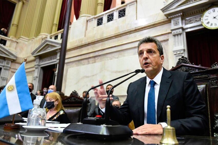 Diputados sesiona hoy para aceptar la renuncia de Sergio Massa