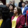 Sin respaldo de Juntos por el Cambio, Moreau asumió como la primera mujer presidenta de Diputados