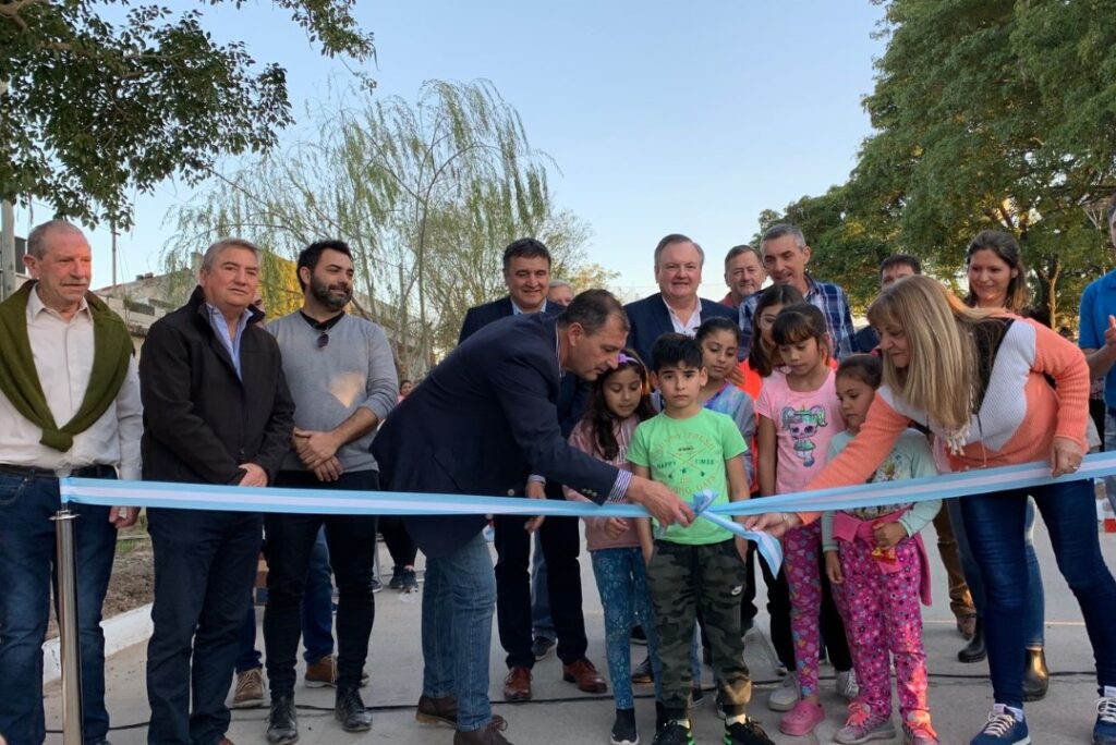 Inauguración de obras en San Cristóbal