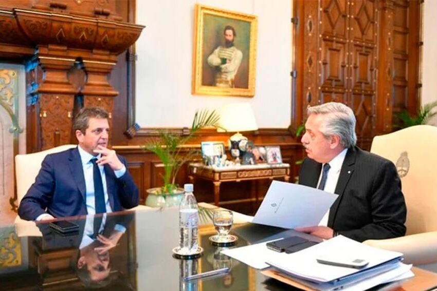 Sergio Massa fue a Casa Rosada para informar el resultado de sus reuniones en Estados Unidos