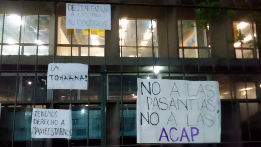 Son once las escuelas tomada en la Ciudad de Buenos Aires