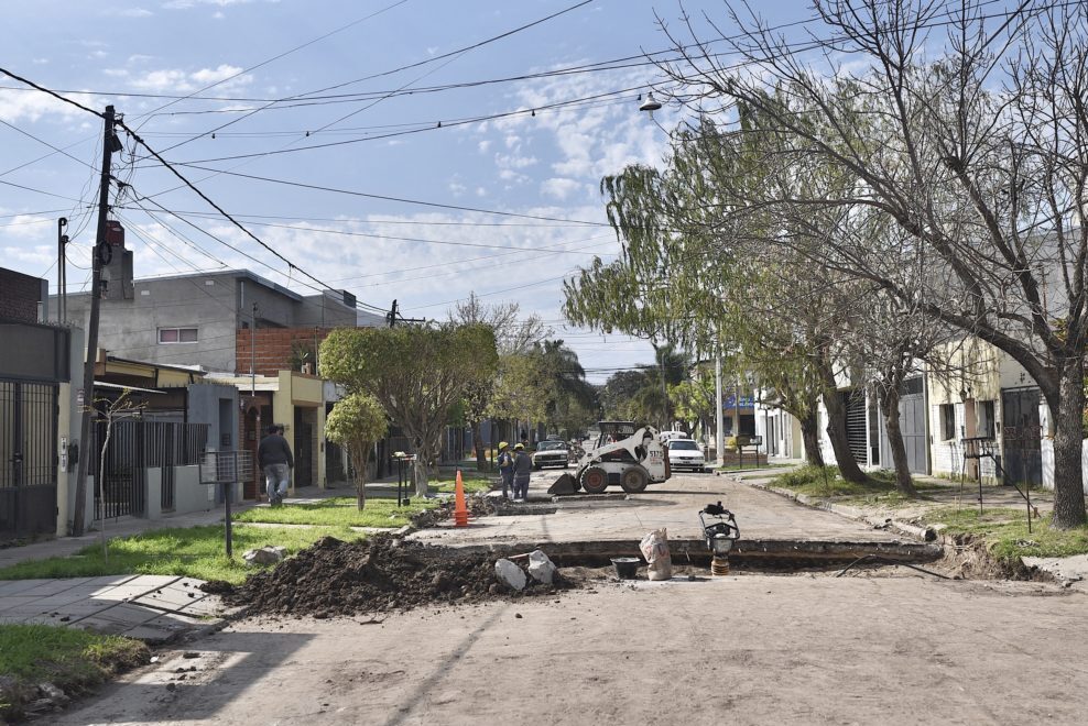 El Plan Integral de Bacheo también avanza en Villa María Selva