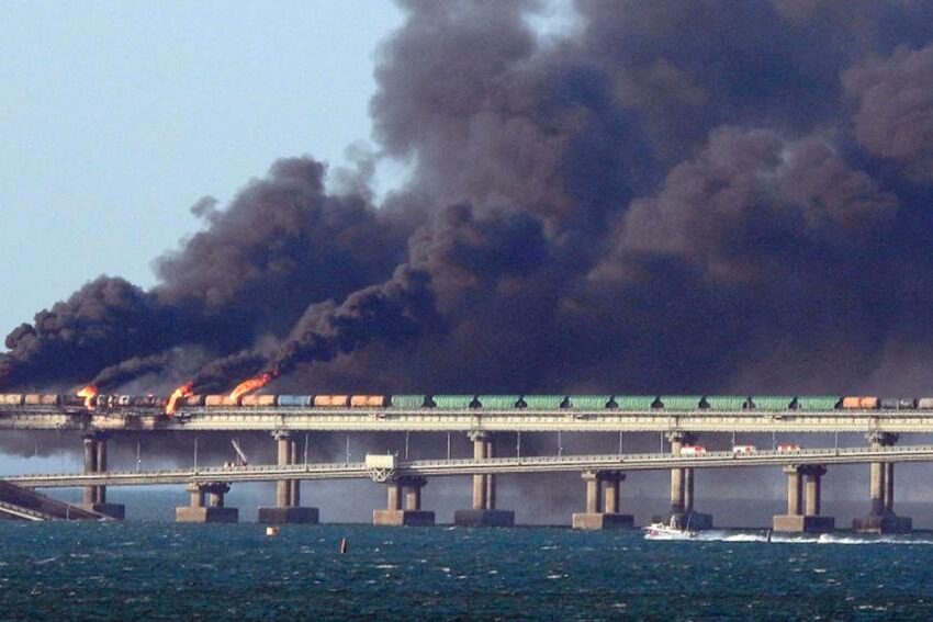 Rusia detuvo a ocho sospechosos por la explosión en el puente de Crimea