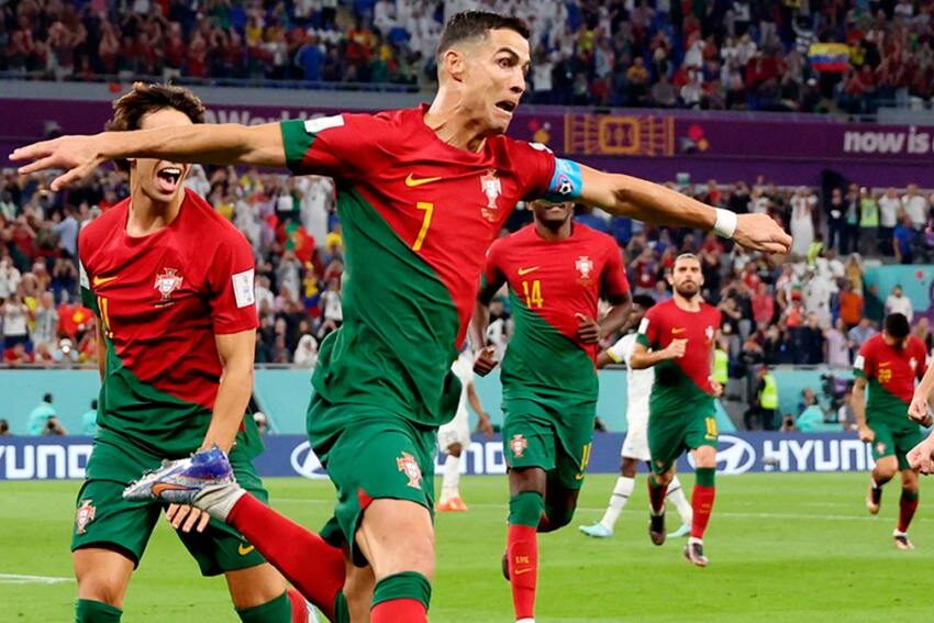 Portugal, con récord de Cristiano, festejó ante Ghana en un partidazo