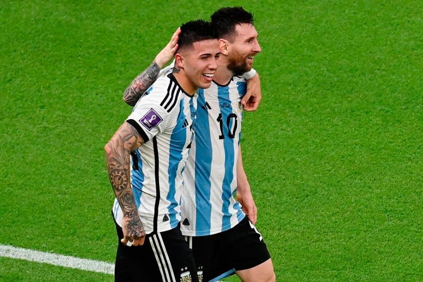 La emotiva carta que Enzo Fernández dedicó a Messi en 2016