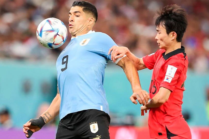 Uruguay se tuvo que conformar con un empate ante Corea del Sur en su debut mundialista