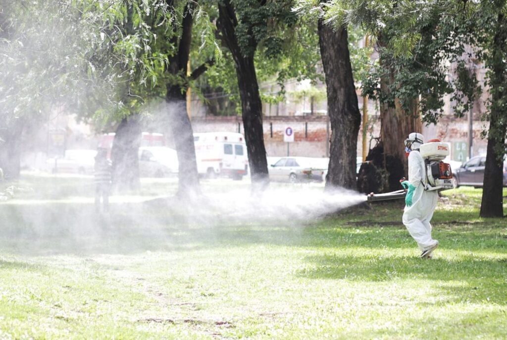 Cronograma de fumigación previsto por la Municipalidad