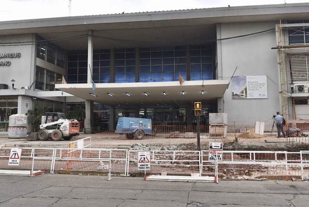 La Municipalidad avanza en la remodelación de la Terminal de Ómnibus