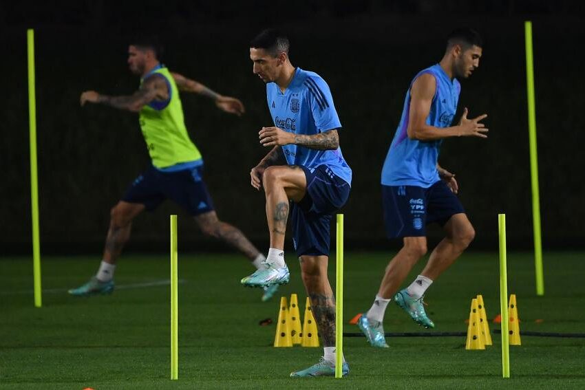 Argentina entrenó pensando en Croacia: las dos buenas noticias y los equipos que paró Scaloni