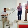 Inauguran obras y nueva climatización en el Salón de Usos Múltiples de Huanqueros