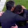 Emocionante abrazo y mensaje afectuoso de Marcelo Gallardo a Lionel Messi