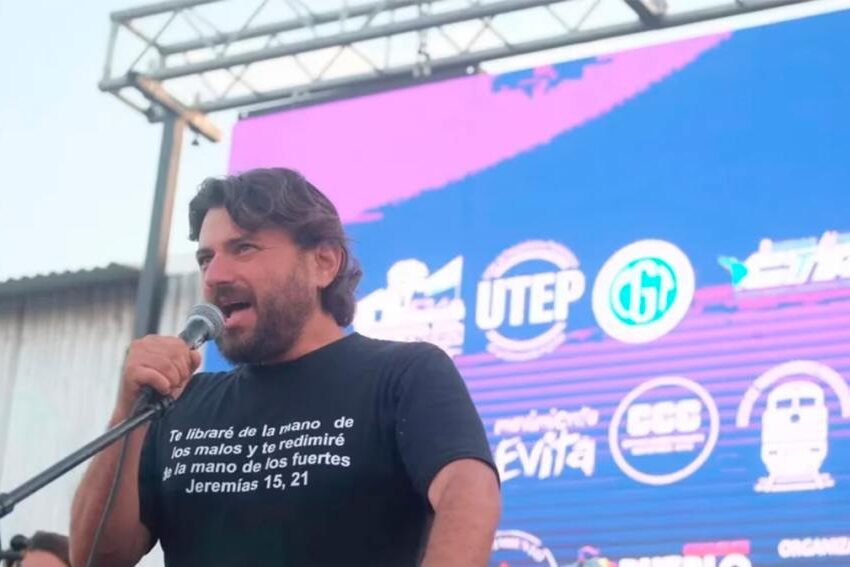 “El hombre que pusimos en la Casa Rosada nos ilusionó y hoy tenemos más pobres”, dijo Juan Grabois