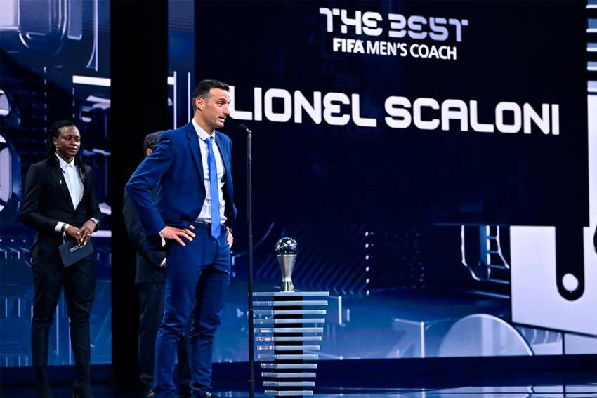 Lionel Scaloni es el mejor entrenador del mundo: fue elegido con el premio The Best