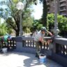 La Municipalidad realiza trabajos integrales en la Plaza Constituyentes