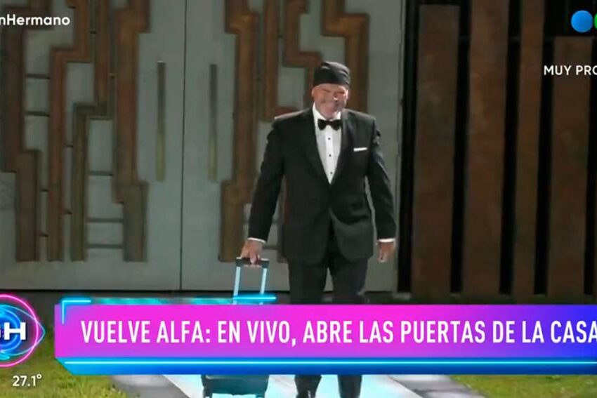 Alfa volvió a ingresar a la casa de Gran Hermano y generó emociones entre los participantes