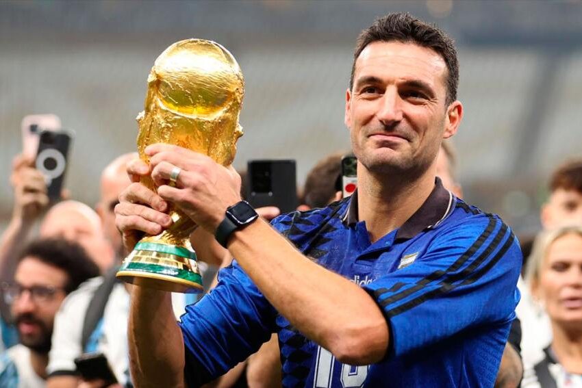 Scaloni fue elegido como el mejor entrenador de Sudamérica