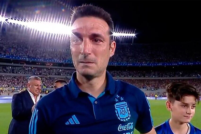 La emoción de Scaloni: “No se cuando se va a repetir algo igual”