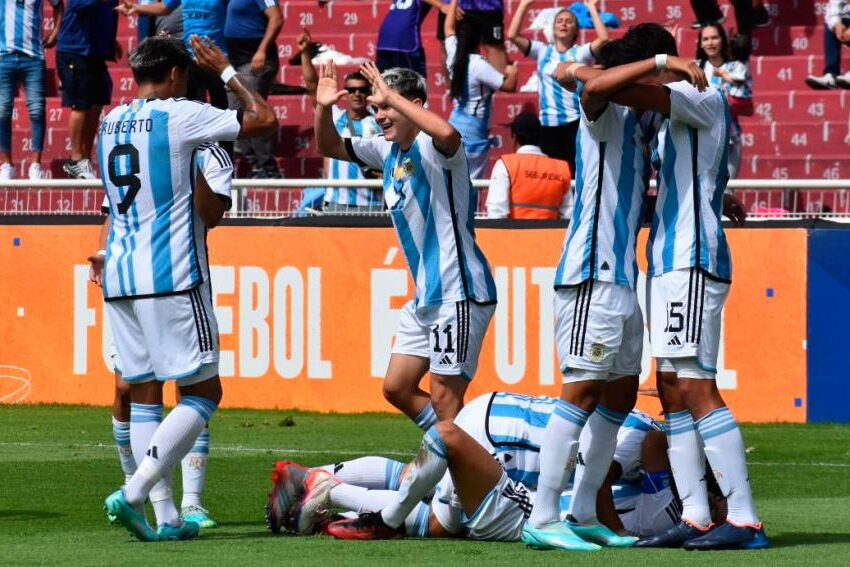 La Selección Argentina Sub-17 venció a Chile en el inicio del hexagonal del Sudamericano