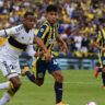 En un partido caliente, Boca logró un agónico empate ante Central en Rosario