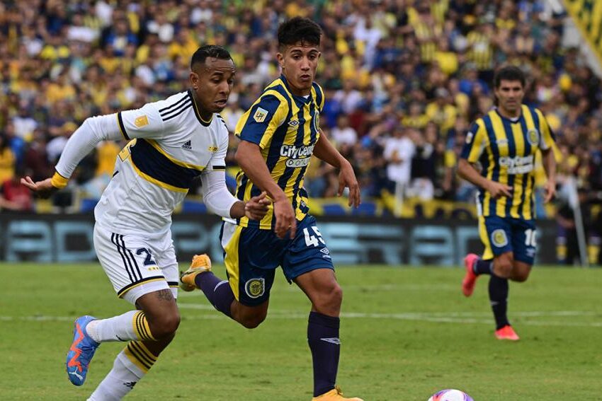 En un partido caliente, Boca logró un agónico empate ante Central en Rosario