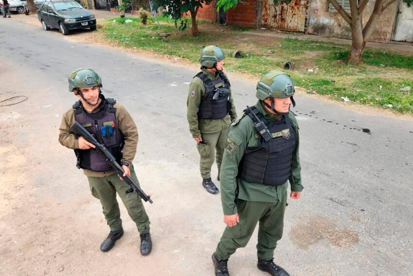 Atacan a balazos a una patrulla de la Gendarmería Nacional en la zona sur de Rosario