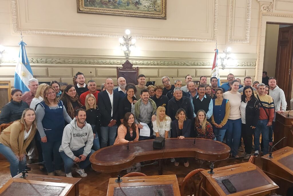 Castelló recibió a instituciones del departamento La Capital