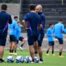 Última práctica de la Selección Argentina Sub-20 previa al choque con Guatemala