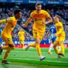 Barcelona superó al Espanyol en el derbi catalán y se consagró campeón de La Liga de España