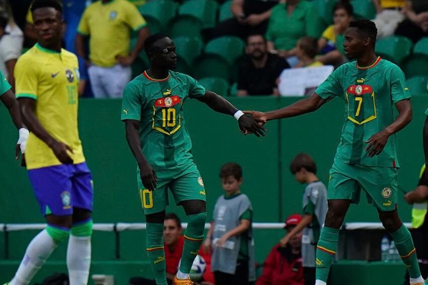 Batacazo de Senegal que le ganó a Brasil con autoridad