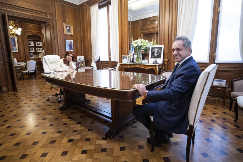 Tras la tensión por el cierre de listas, Cristina Kirchner mantuvo una ruenión en el Senado con Daniel Scioli