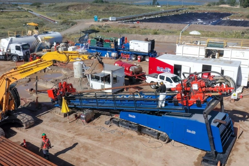 Llegó la máquina que perforará la Setúbal para el gasoducto