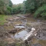 Hallaron más huesos sospechosos en el río Tragadero