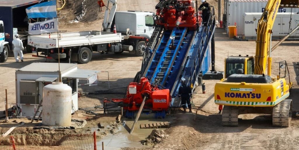 Finalizó la primera etapa del cruce del gasoducto por la Setúbal