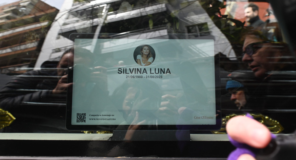 Despidieron a Silvina Luna en el Panteón de Actores