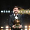 ¡Infinito! Messi logró su octavo Balón de Oro