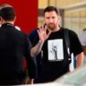 Messi llegó al país para sumarse a la Selección Argentina