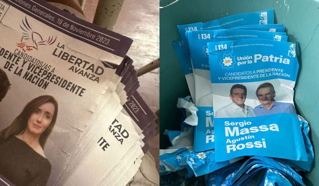 La CNE informó que las boletas con roturas o distinto número son “válidas”