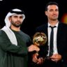 Scaloni recibió el premio Globe Soccer Awards 2023 por su labor como entrenador