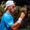 Tenis en Santa Fe: Fran Cerúndolo le dio el primer punto a Argentina ante Kazajistán por la Copa Davis