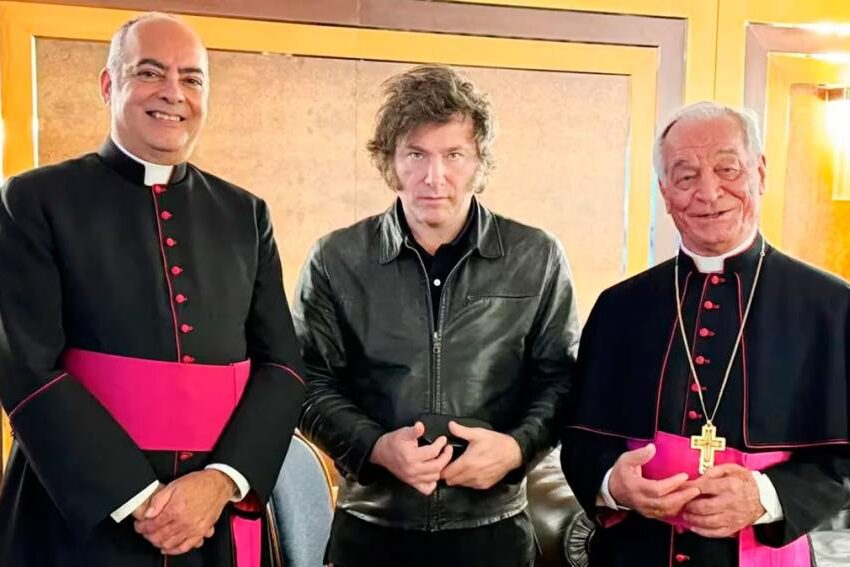 Tras su gira por Israel, Milei llegó a Roma y el lunes se reunirá con el papa Francisco