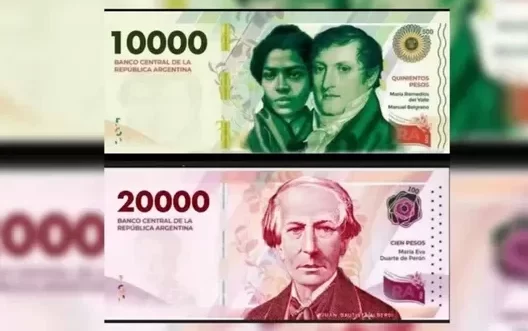 El nuevo billete de $10.000 comenzará a circular en mayo