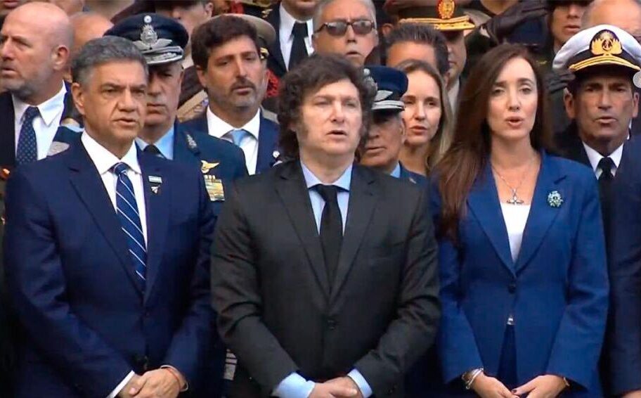 El presidente Javier Milei encabezó el acto homenaje a los Veteranos y Caídos en Malvinas