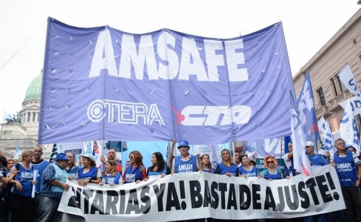 AMSAFE adhiere al paro nacional docente propuesto por CTERA