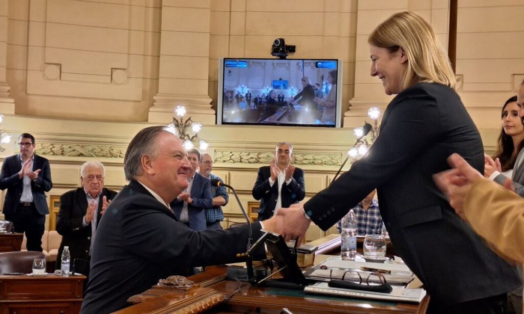 Felipe Michlig fue reelecto como Presidente Provisional del Senado Santafesino