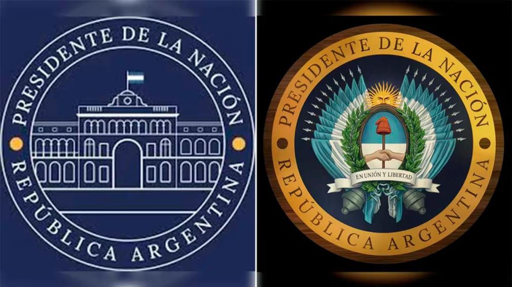 El Gobierno difundió el nuevo logo del Presidente de la Nación