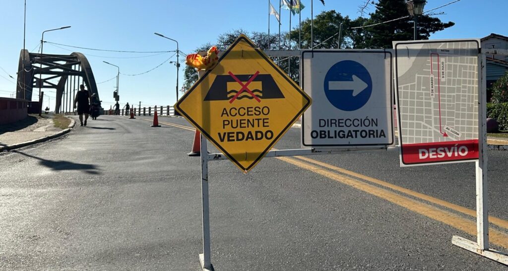 Puente Carretero: inician los trabajos de reparación